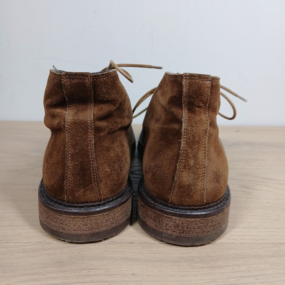 To Boot New York Adam Derrick Brown Leather Lace-Up Ankle Boots 1445 - Picture 8 of 14